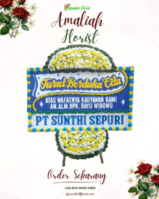 Papan Bunga Duka di 27 Ilir