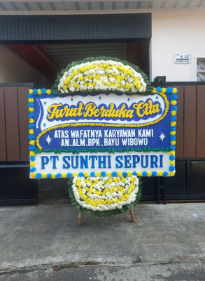 Papan Bunga Duka di 27 Ilir